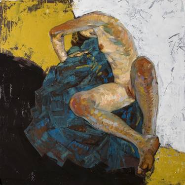 Original Figurative Women Paintings by olivier payeur