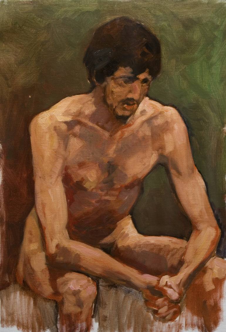 Original Figurative Portrait Paintings by Olivier Payeur