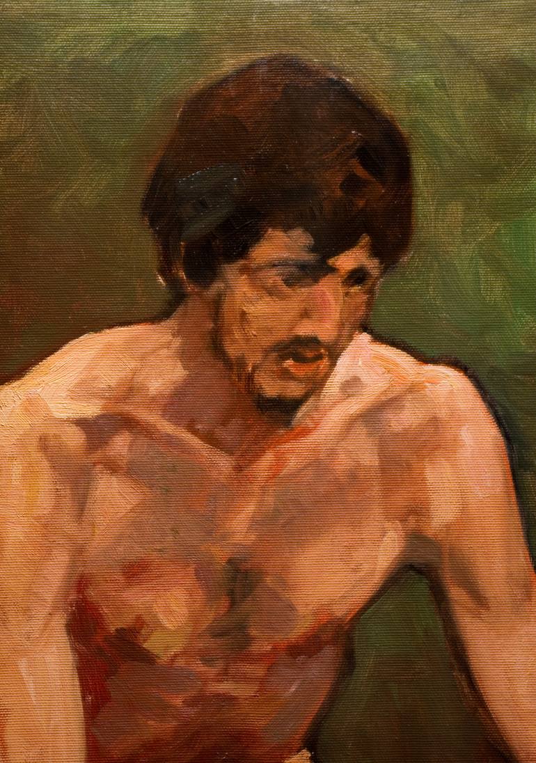 Original Abstract Expressionism People Painting by Olivier Payeur