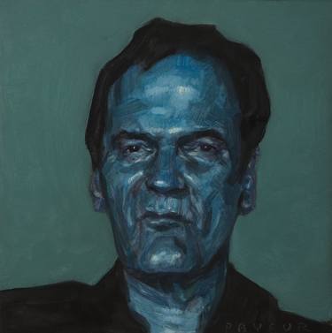modern portrait of a great film director and writer:Tarantino thumb