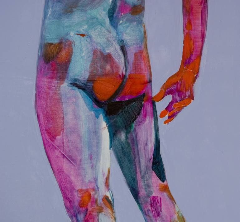 Original Figurative Nude Painting by olivier payeur