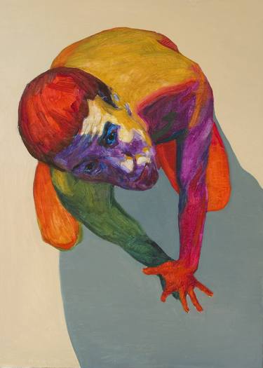 Original Figurative Men Paintings by olivier payeur