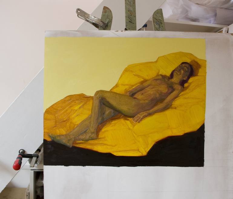 Original Nude Painting by olivier payeur