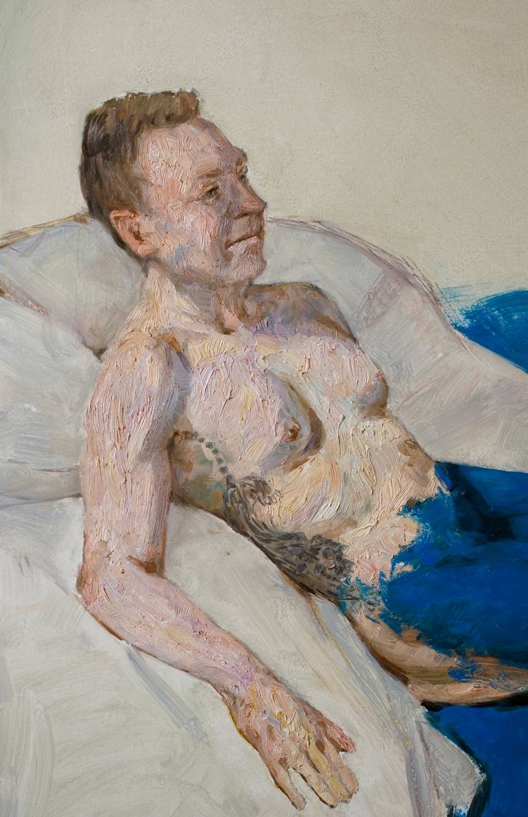 Original Figurative Nude Painting by Olivier Payeur