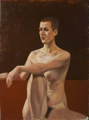 modern nude of life model study at imagerie studio thumb