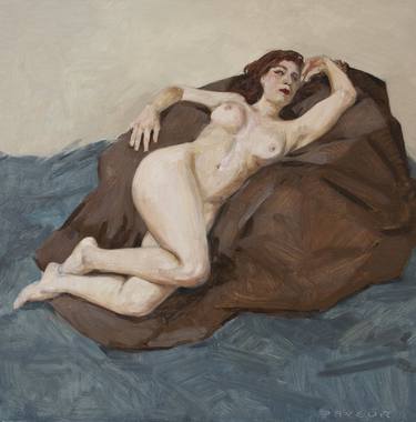 modern nude of a woman, from life model thumb
