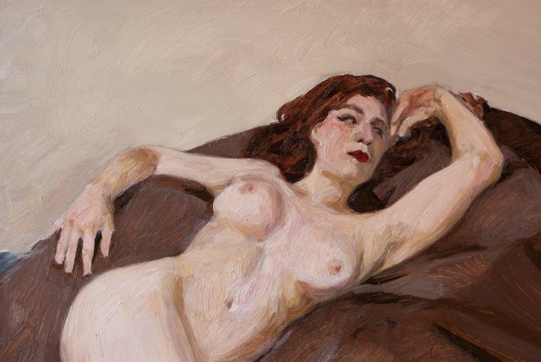 Original Contemporary Nude Painting by Olivier Payeur