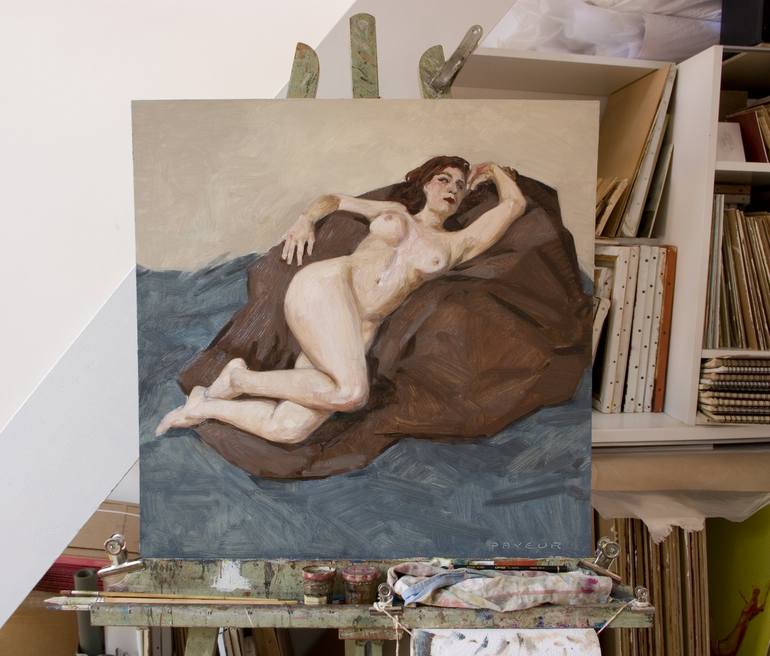Original Nude Painting by olivier payeur