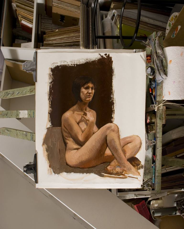 Original Nude Painting by olivier payeur