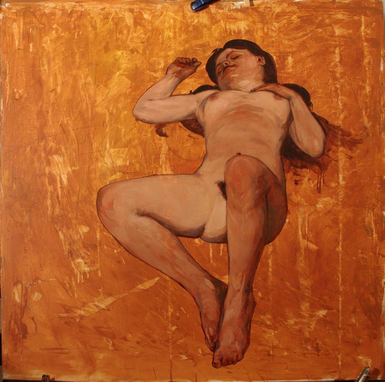 Original Nude Painting by olivier payeur