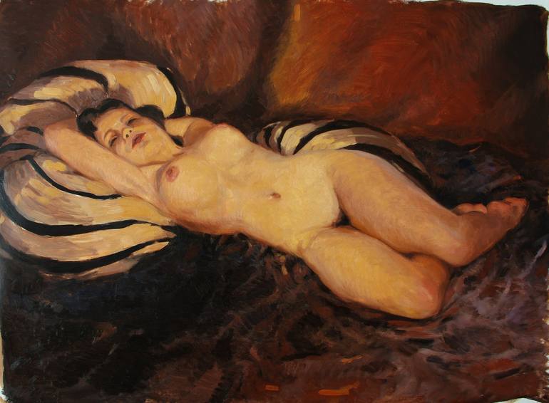 Original Figurative Portrait Paintings by Olivier Payeur