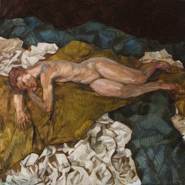 Original Figurative Nude Paintings by olivier payeur