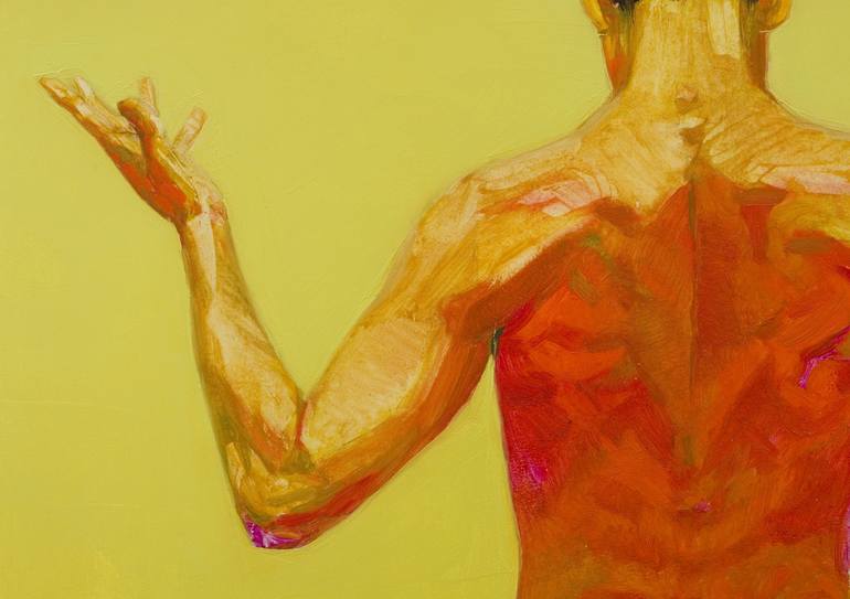 Original Abstract Expressionism Nude Painting by Olivier Payeur