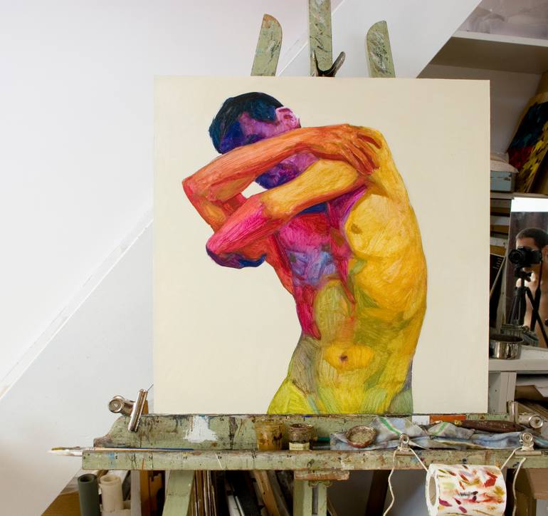 Original Figurative Nude Painting by Olivier Payeur