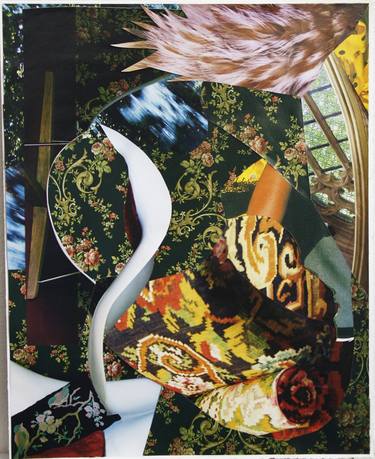 Original Surrealism Abstract Collage by John Braken