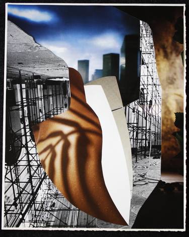 Original Surrealism Abstract Collage by John Braken