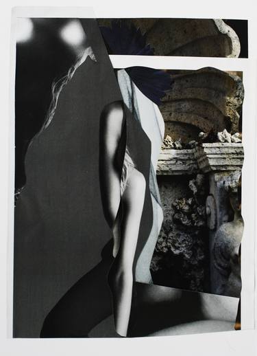 Original Surrealism Abstract Collage by John Braken