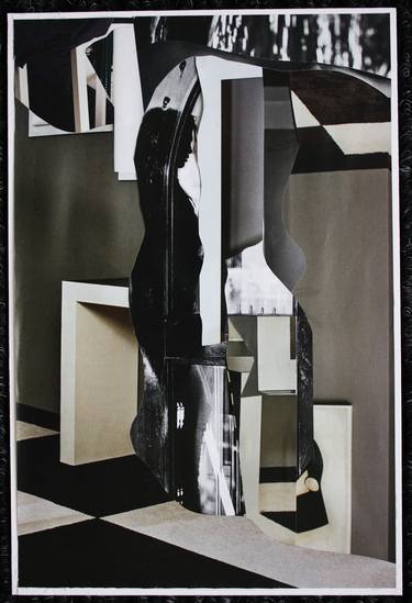 Original Surrealism Abstract Collage by John Braken
