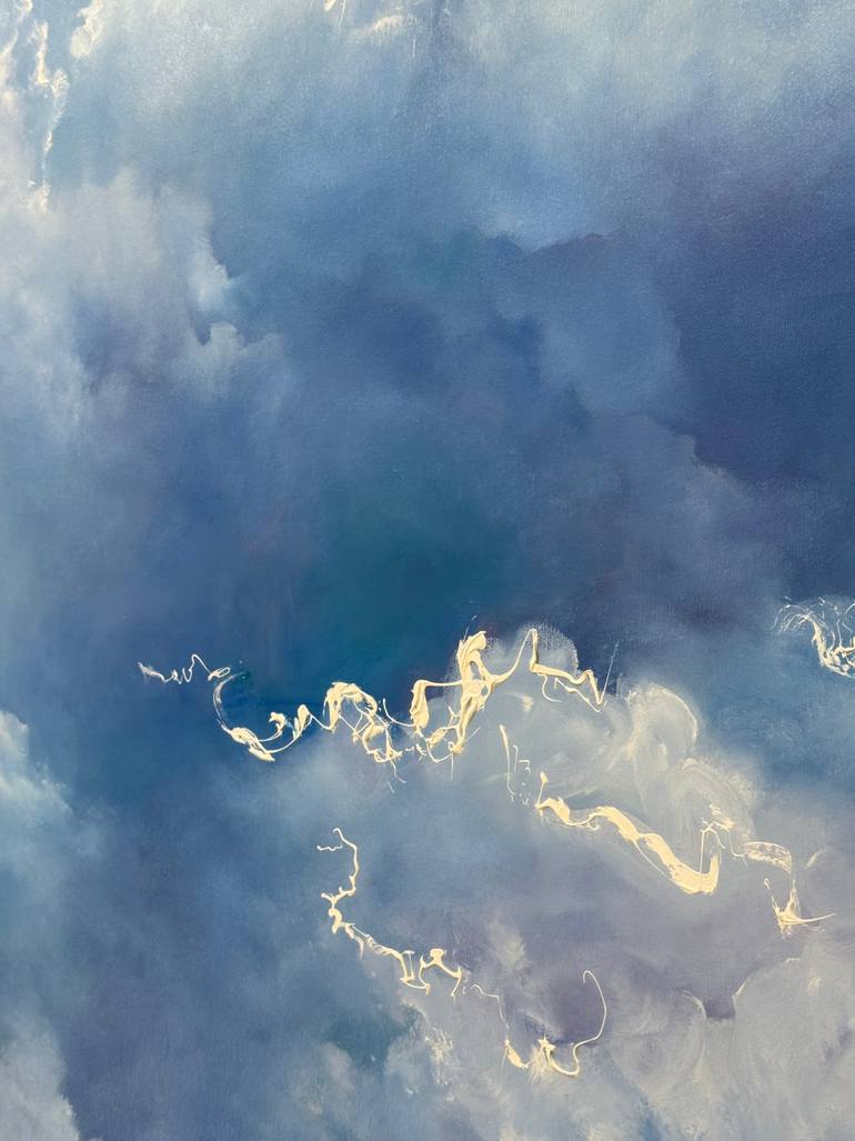 Original Color Field Painting Abstract Painting by Yuliia Myronova
