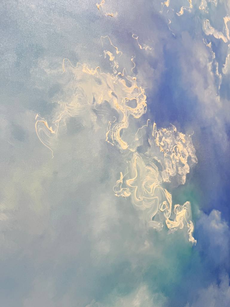 Original Color Field Painting Abstract Painting by Yuliia Myronova