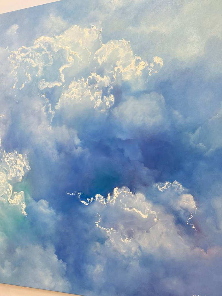 Original Color Field Painting Abstract Painting by Yuliia Myronova