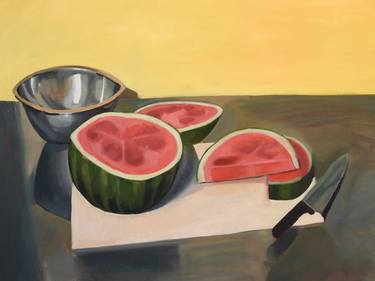 Original Realism Food Paintings by Benson Harlamert