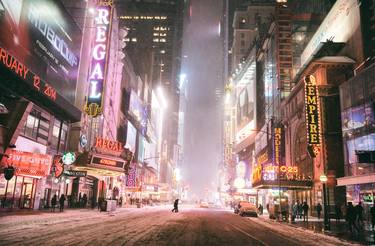 New York City - Times Square in the Snow thumb