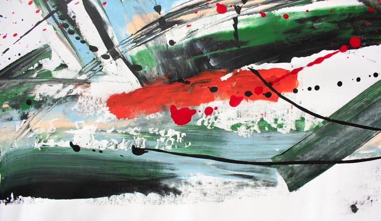 Original Abstract Expressionism Abstract Painting by Ermann Ermann