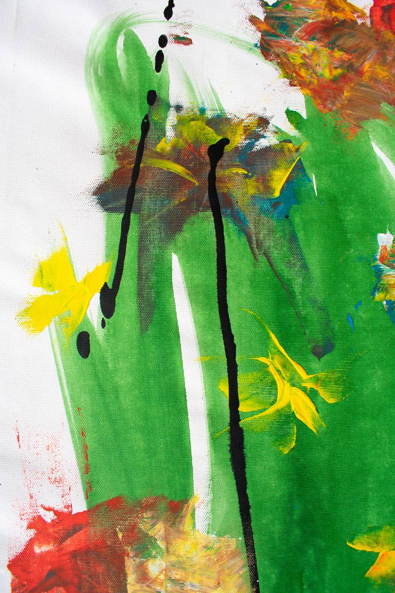 Original Abstract Expressionism Abstract Painting by Ermann Ermann