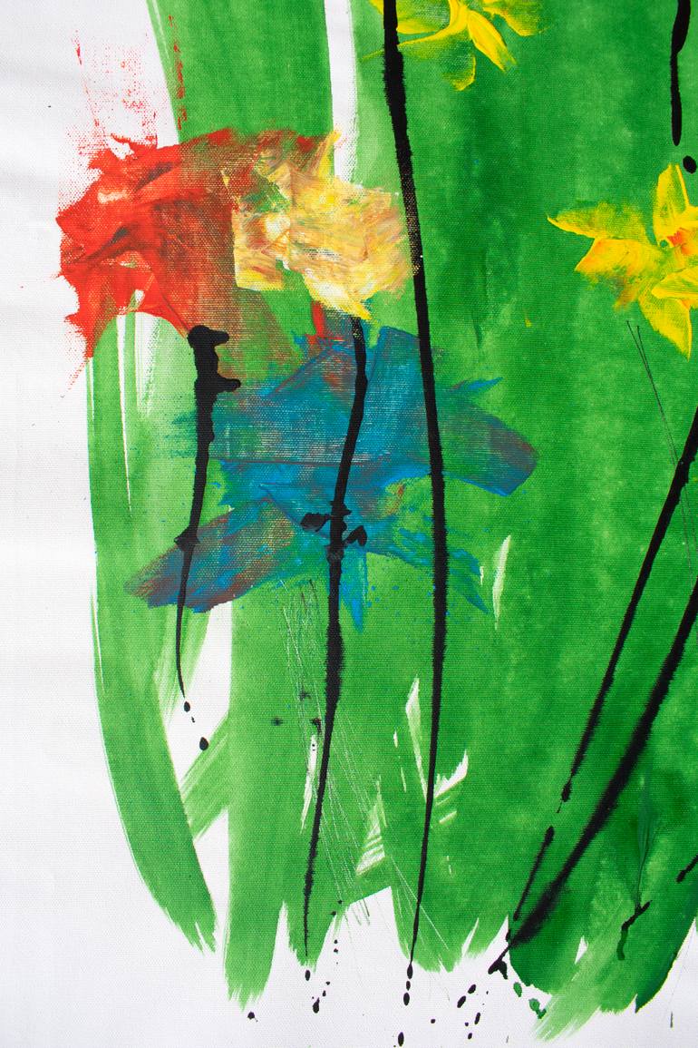 Original Abstract Expressionism Abstract Painting by Ermann Ermann