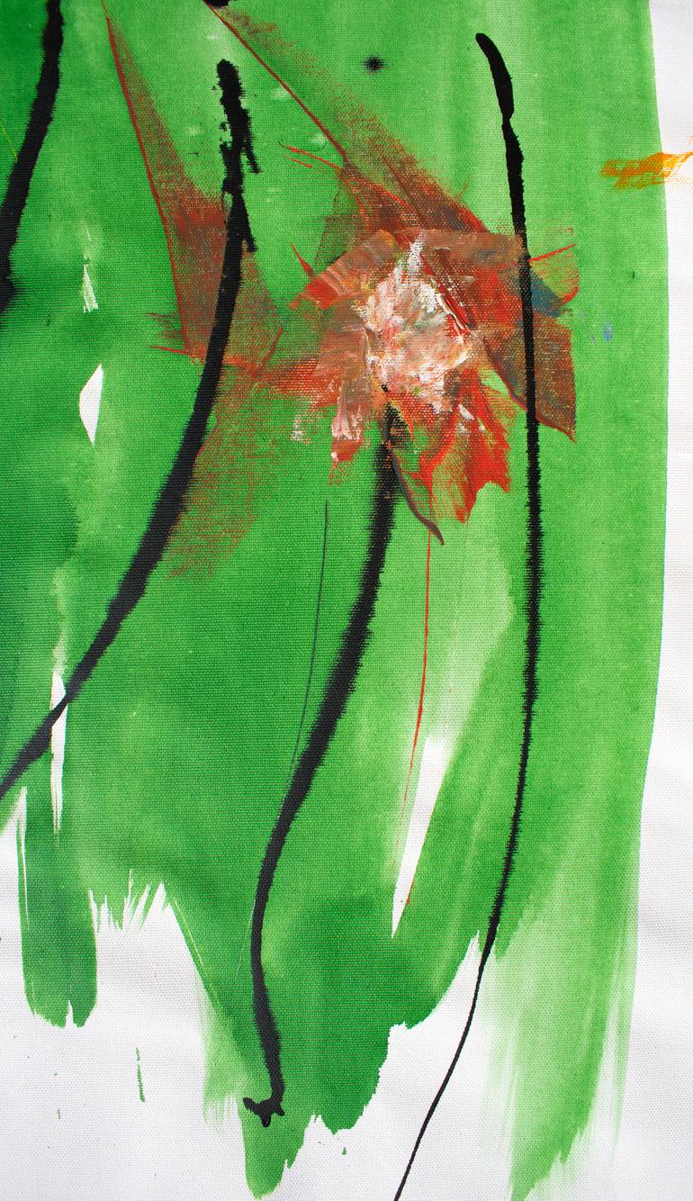 Original Abstract Expressionism Abstract Painting by Ermann Ermann