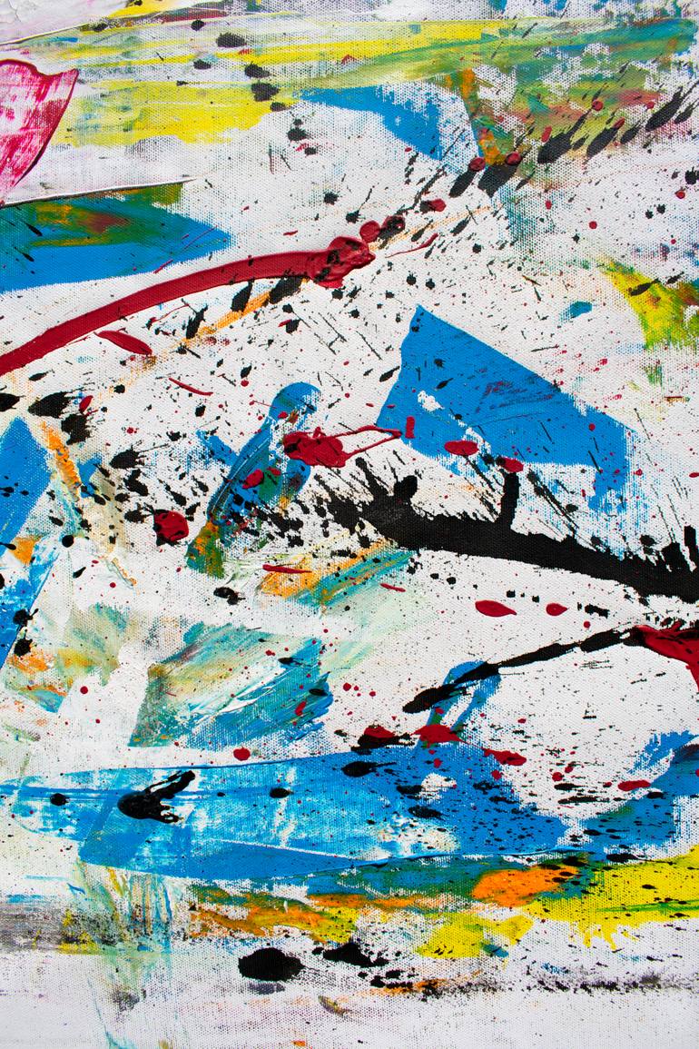 Original Abstract Expressionism Abstract Painting by Ermann Ermann