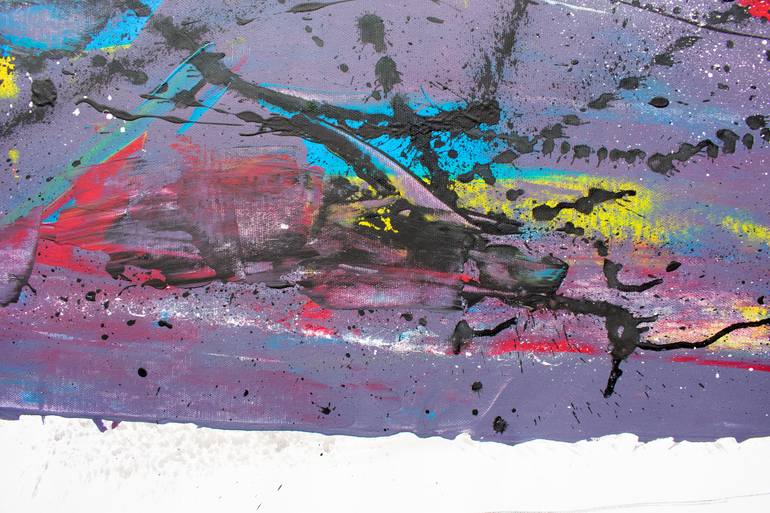 Original Abstract Expressionism Abstract Painting by Ermann Ermann