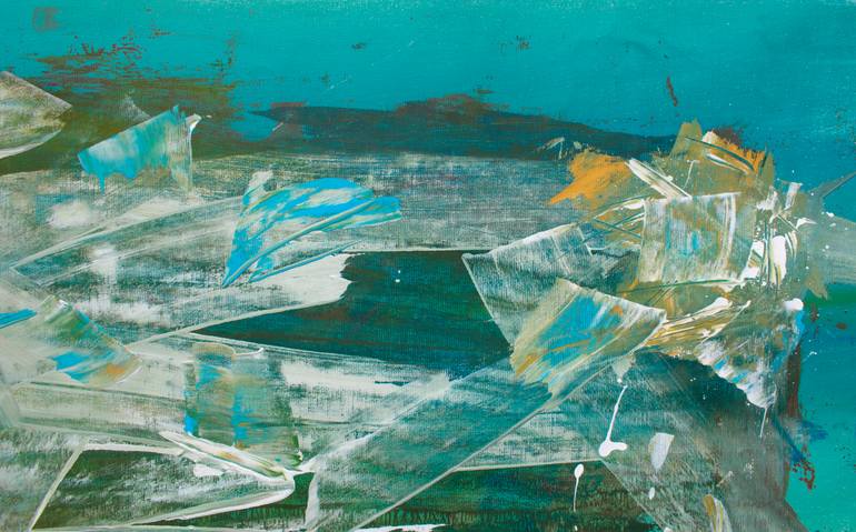 Original Abstract Expressionism Abstract Painting by Ermann Ermann