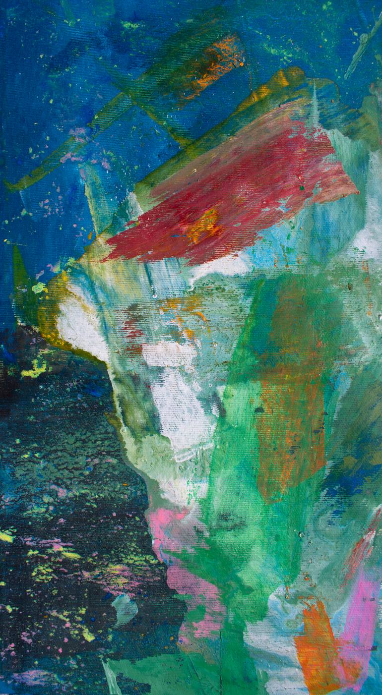 Original Abstract Expressionism Abstract Painting by Ermann Ermann