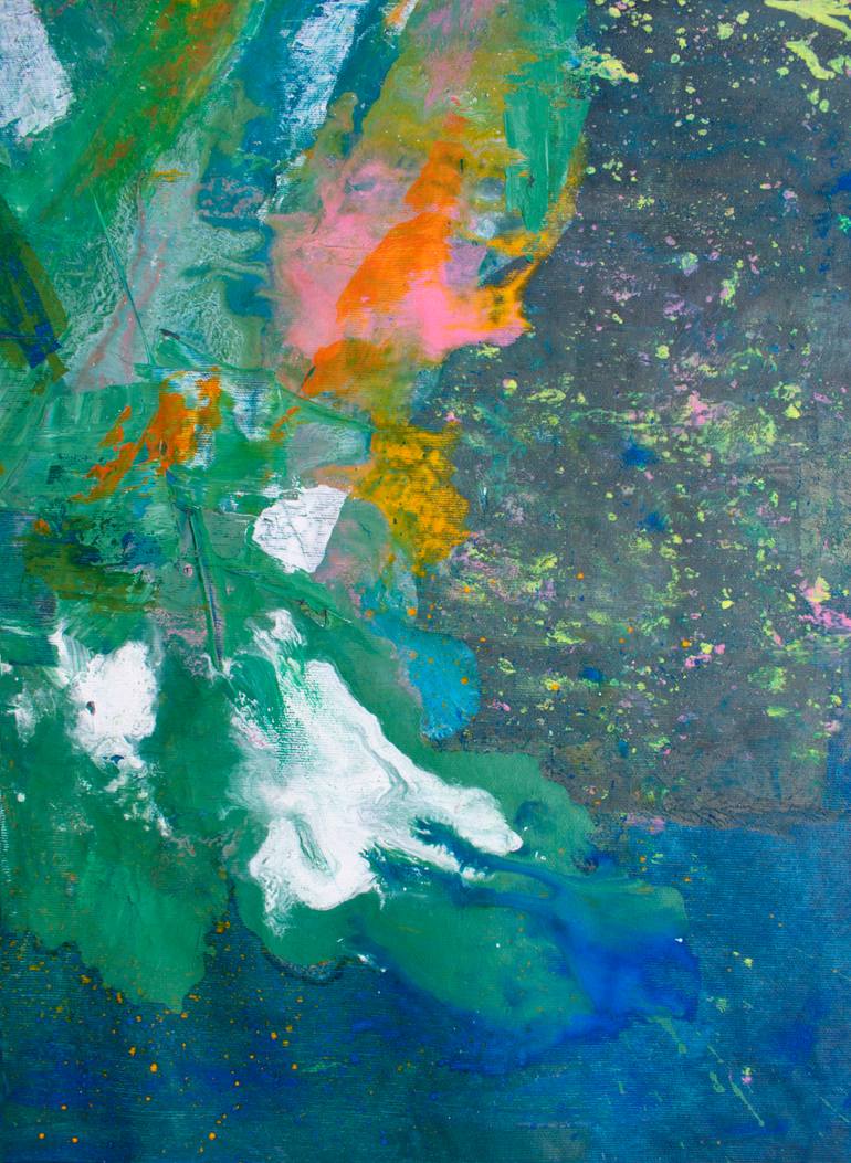 Original Abstract Expressionism Abstract Painting by Ermann Ermann