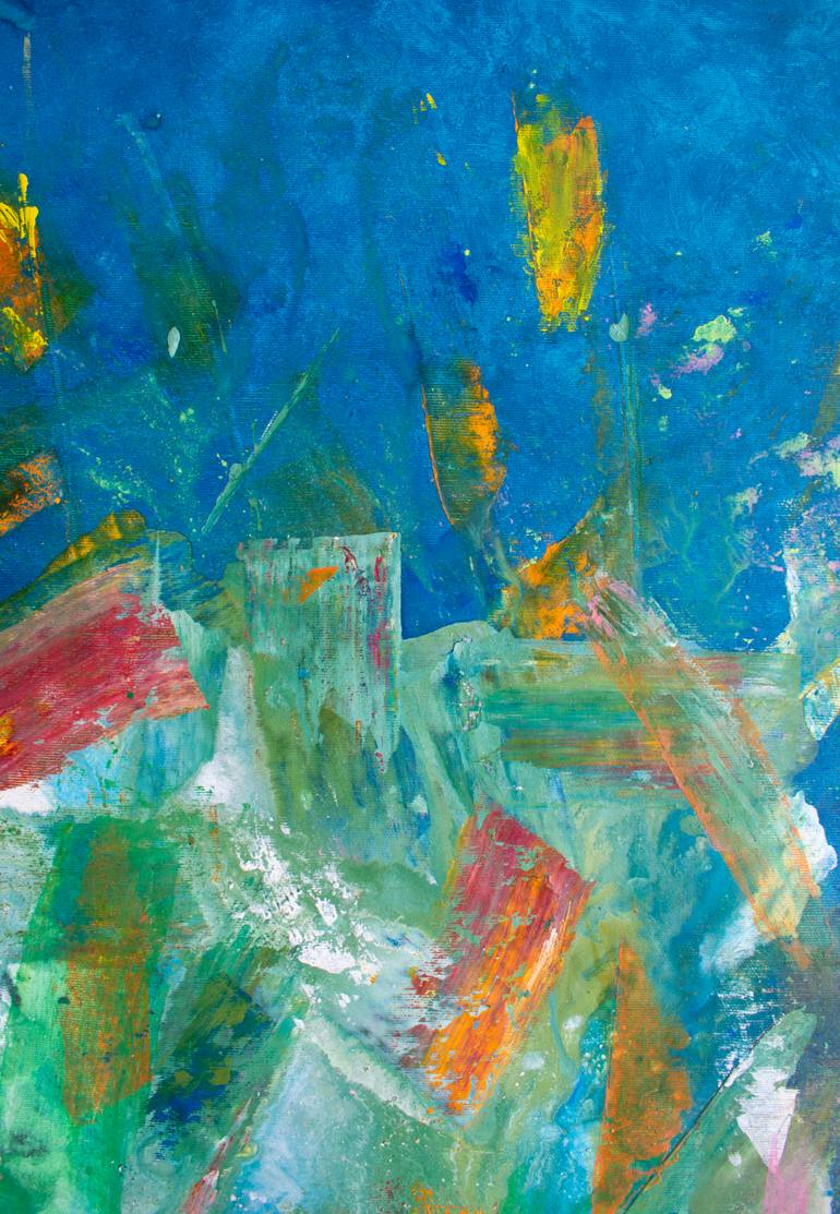 Original Abstract Expressionism Abstract Painting by Ermann Ermann