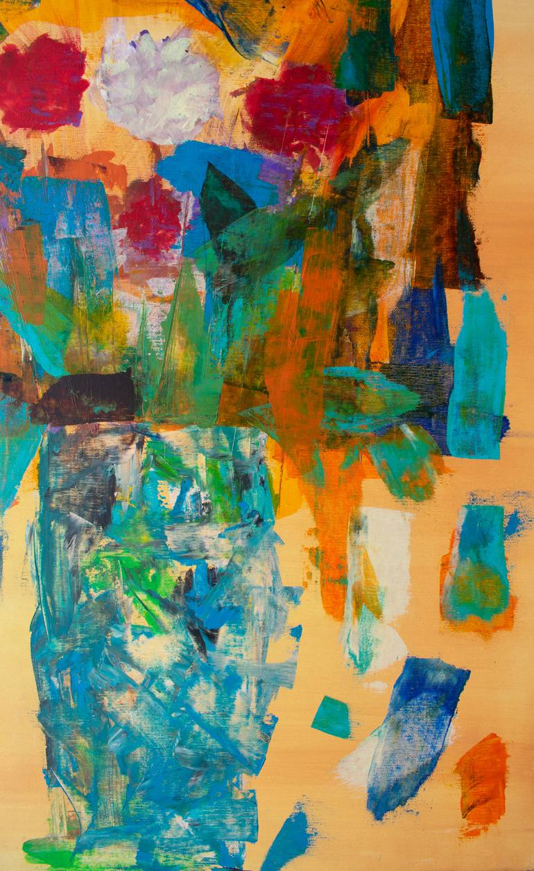 Original Abstract Expressionism Abstract Painting by Ermann Ermann