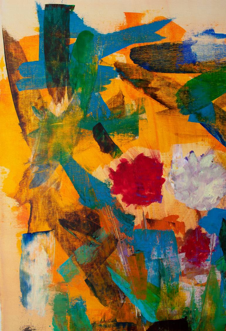 Original Abstract Expressionism Abstract Painting by Ermann Ermann