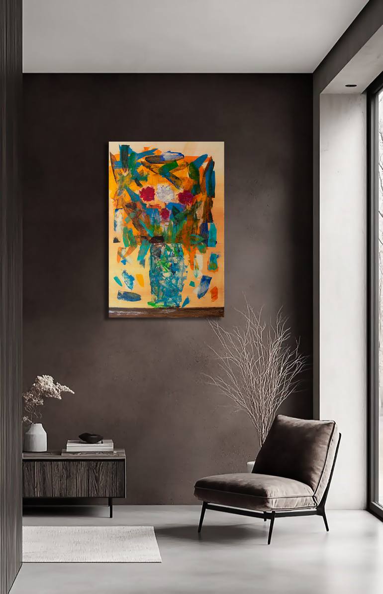 Original Abstract Expressionism Abstract Painting by Ermann Ermann
