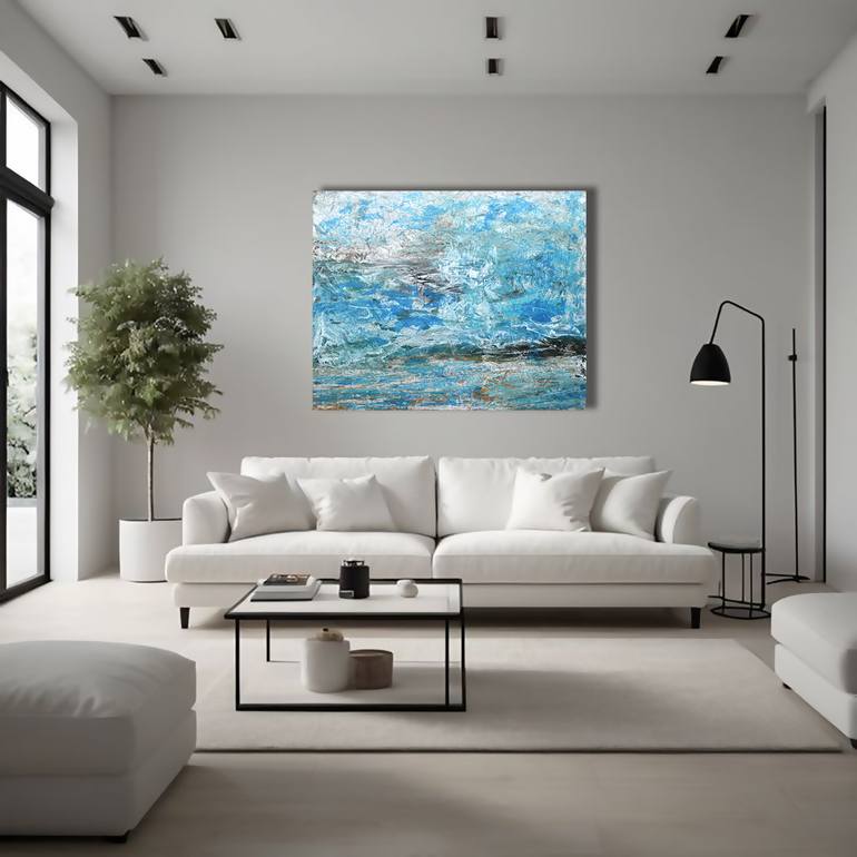 Original Abstract Expressionism Abstract Painting by Ermann Ermann