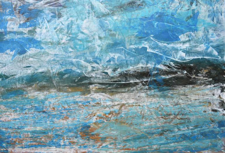 Original Abstract Expressionism Abstract Painting by Ermann Ermann