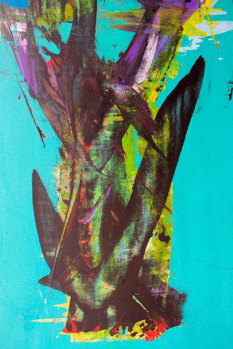 Original Abstract Expressionism Abstract Painting by Ermann Ermann