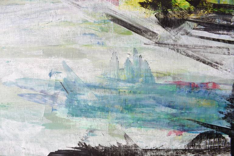 Original Abstract Expressionism Abstract Painting by Ermann Ermann