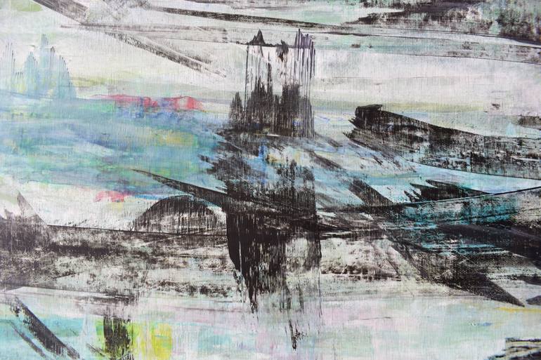 Original Abstract Expressionism Abstract Painting by Ermann Ermann