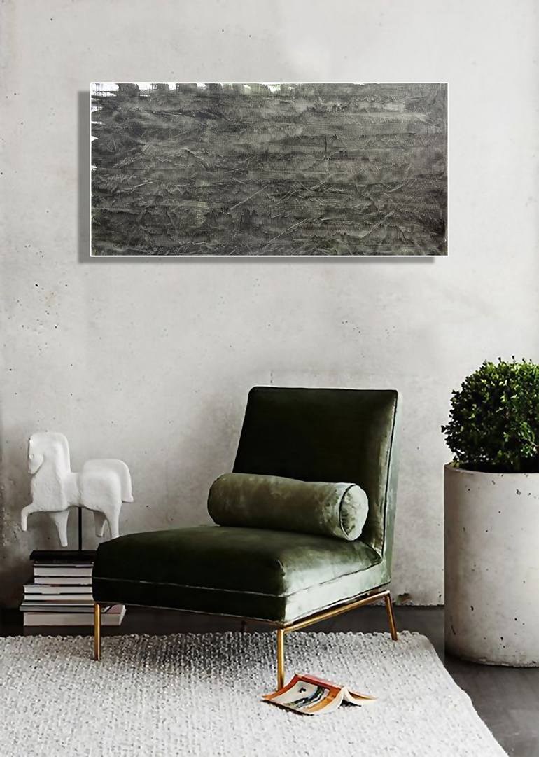 Original Abstract Expressionism Abstract Painting by Ermann Ermann