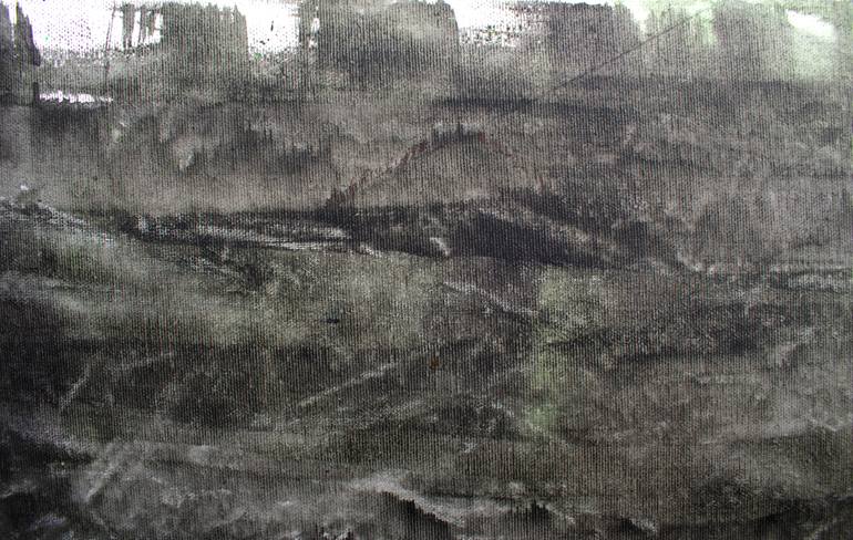Original Abstract Expressionism Abstract Painting by Ermann Ermann