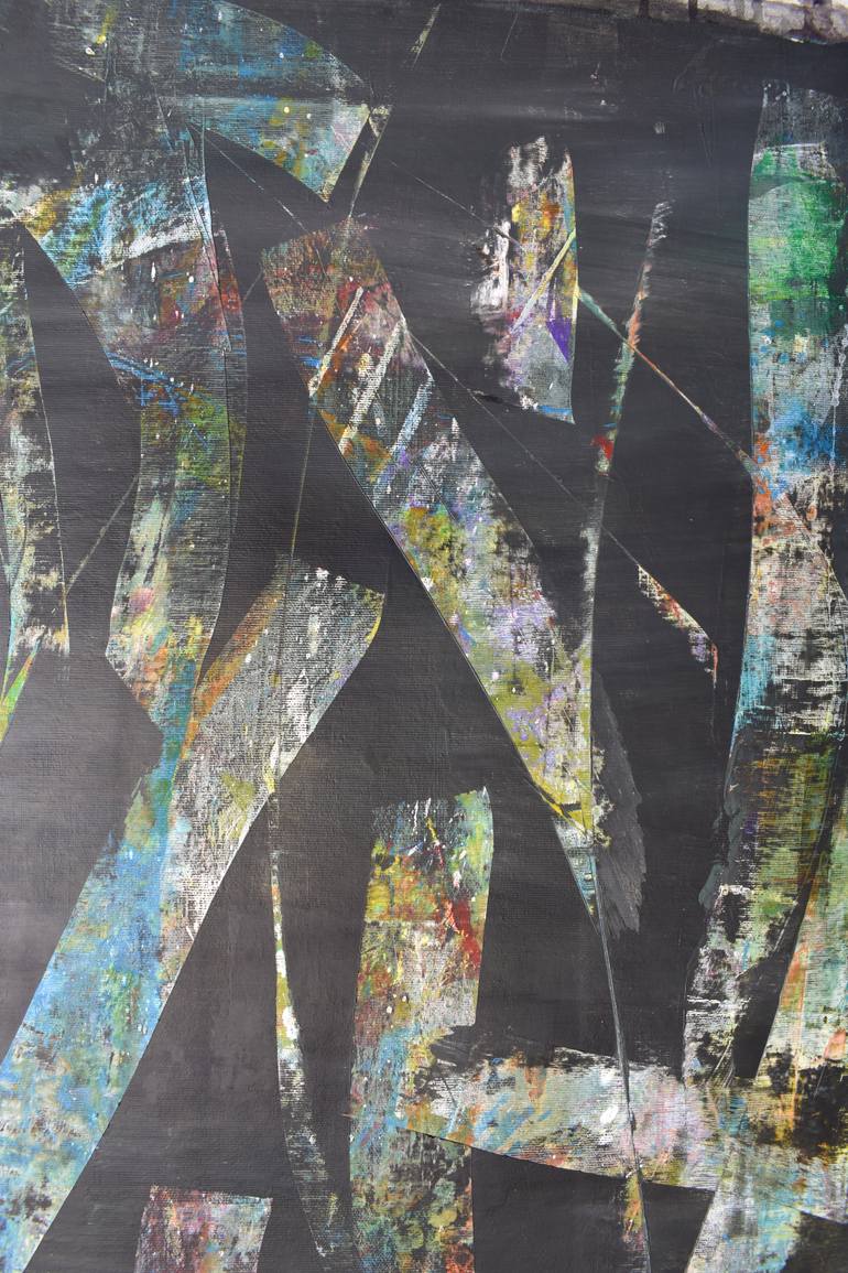 Original Abstract Expressionism Abstract Painting by Ermann Ermann