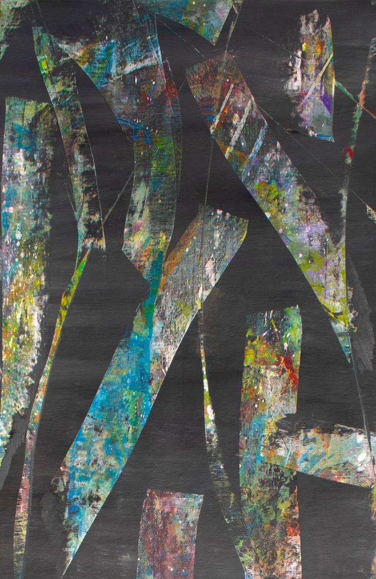 Original Abstract Expressionism Abstract Painting by Ermann Ermann