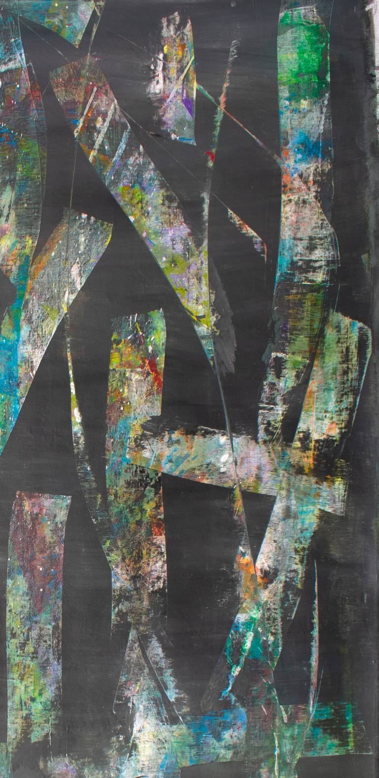 Original Abstract Expressionism Abstract Painting by Ermann Ermann
